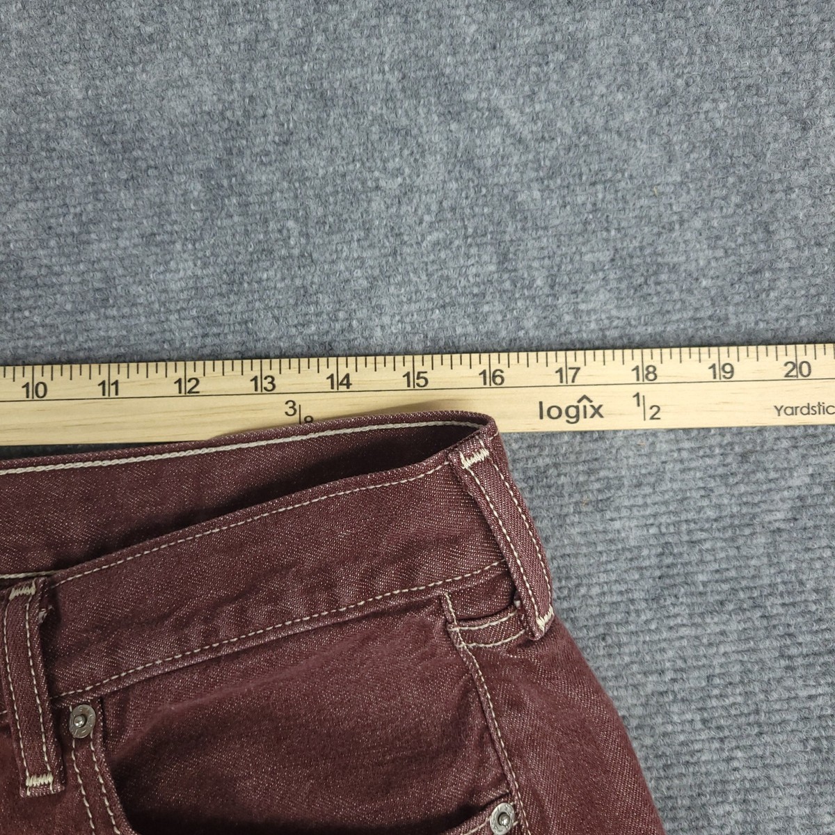Levi's 501 XX jeans mens W36 L34 Maroon Denim Straight leg Levi's 501 XX jeans mens W36 L34 Maroon Denim Straight leg
