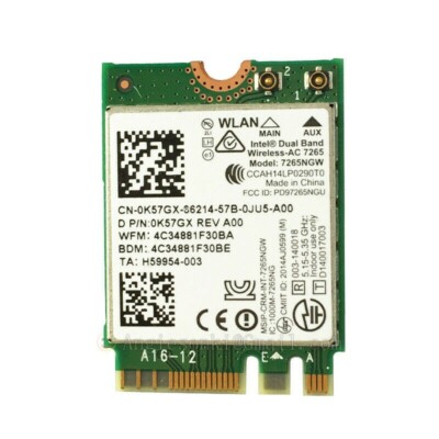 7265NGW INTEL WIFI CARD MINI PCIE HIGH SPEED WIRELESS BLUETOOTH ADAPTER