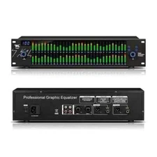 TKL T2531 Professional Graphic Equalizer Audio Processor Two 31-Band Spectrum！