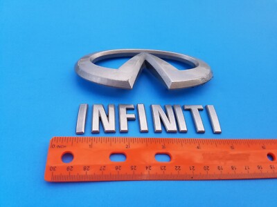 専用❗️ 03 04 05 06 INFINITI G35 SEDAN REAR TRUNK LID EMBLEM LOGO BADGE