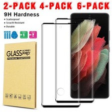Full Cover Tempered Glass Screen Protector For Samsung Galaxy S21 / S21/Ultra 5G
