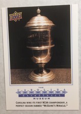 2011 Upper Deck UNC Basketball Championship Trophy Card #127