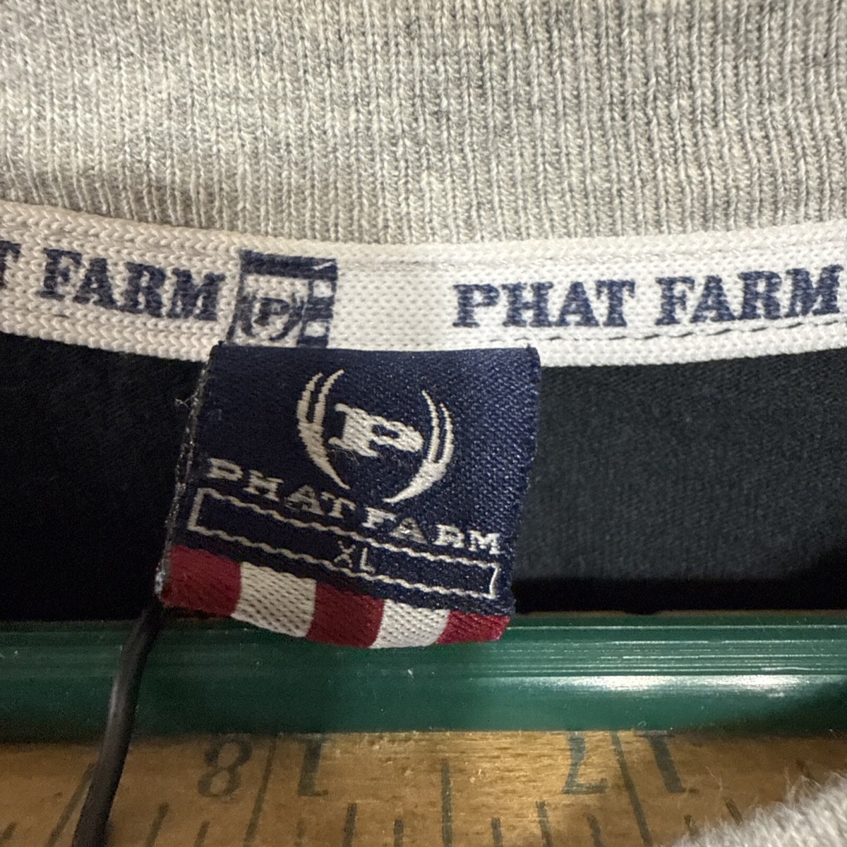Phat Farm Long Sleeve Classic American Flava Size XL Hip Hop 90s 