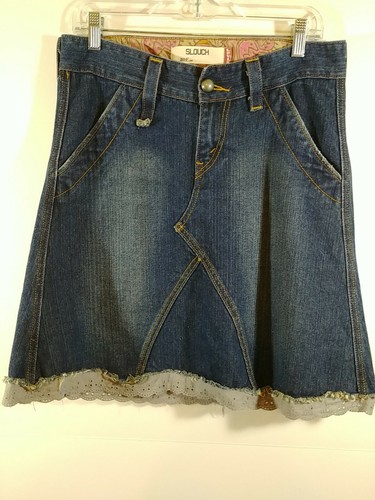 Levi's Slouch 504 Lace Denim Blue Jean 