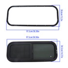 RV Horizontal Slide Window Universal W/DOT 24-30-35-36-42-48