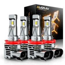 2pair 6000k White H9 H11 High Low Beam Combo 35w Led Headlight Bulbs Kit 2pair 6000k White H9 H11 High Low Beam Combo 35w Led Headlight Bulbs Kit