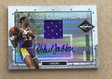 2009 Panini Game Used Limited Glass Cleaner Abdul Jabbar 2/10 Auto $399.99