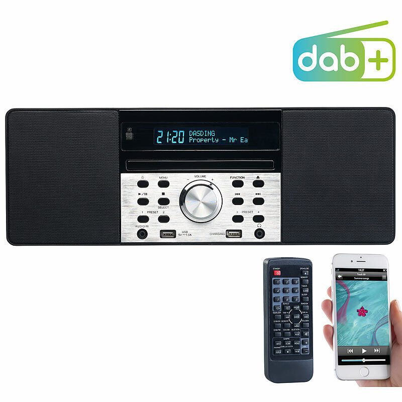 VR-Radio Digitalradio mit DAB, FM, Bluetooth, CD, Audio-Player, USB-Port, 60 W