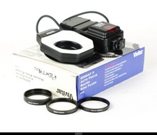 Vivitar Macro Flash Ring 6000AF P Electronic Flash Unit For Pentax Mint Box