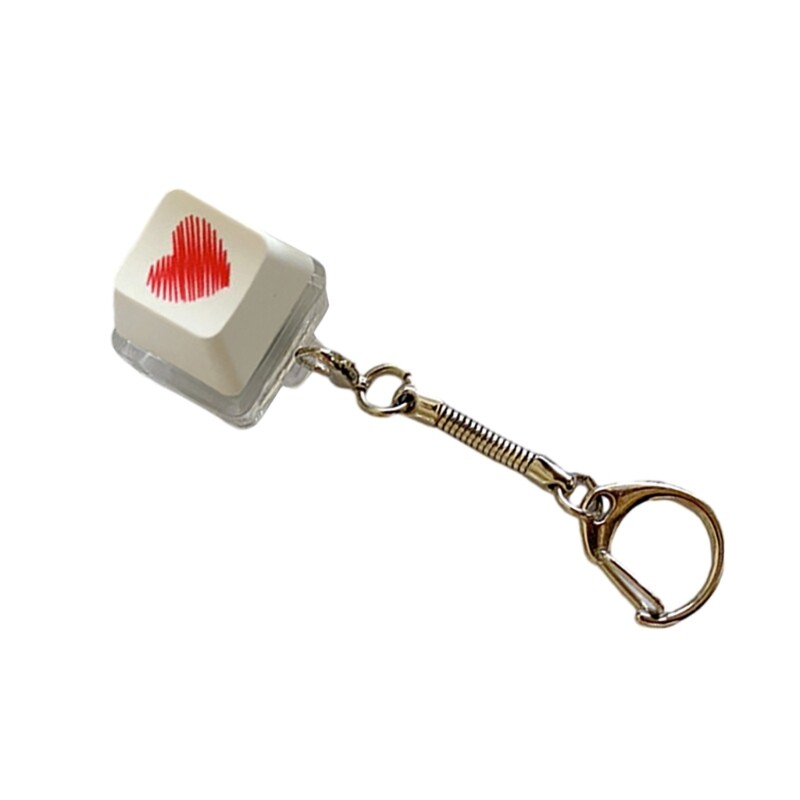 Durable Mechanical Keyboard Keycap Keychain for Stress Relief and Shaft Testing