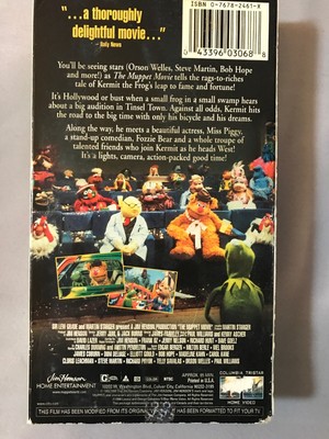 The Muppet Movie VHS Kermit Frog Miss Piggy Animal Gonzo Fozzie Bear