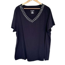 Lane Bryant Plus Shirt Women s Size 26/28W Bl...
