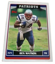 2006 Topps Ben Watson #237 New England Patriots NFL Football Card (P4