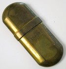 Trench Lighter Brass No. 5 Military Style Smoke Stone WORKS Needs Fluid VINTAGE — photo 5