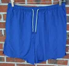 Peter Millar Men  s XL Crown Solid Swim Trunk Short Atlantic Blue