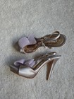 Badgley mischka shoes SANDALS HEELS Champagne Color  6.5 Great Condition 4.5" — photo 2