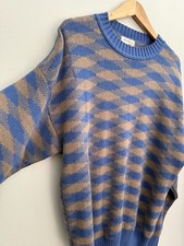 Vintage Ben Hogan Knit Pullover Sweater USA Made Men’s Sz M Geometric Argyle