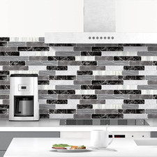 Kitchen Peel and Stick Backsplash Wallpaper, Waterproof Bathroom Wall Paper, Sel