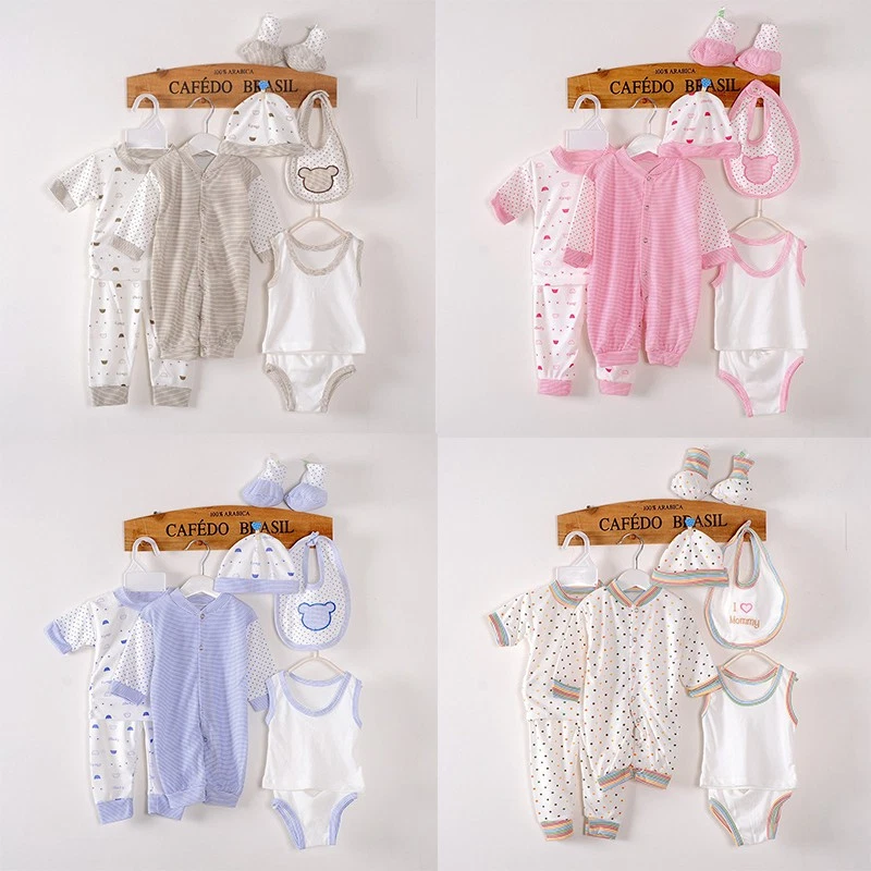 Newborn Baby Clothes Set Shirt Unisex Infants 0-3M Outfit Romper Top Pyjama
Opens in a new window or