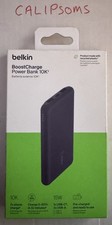 Image of BLACK BELKIN BOOST CHARGE 10,000MAH POWER BANK PORTABLE CHARGER 15W USB-C USB-A