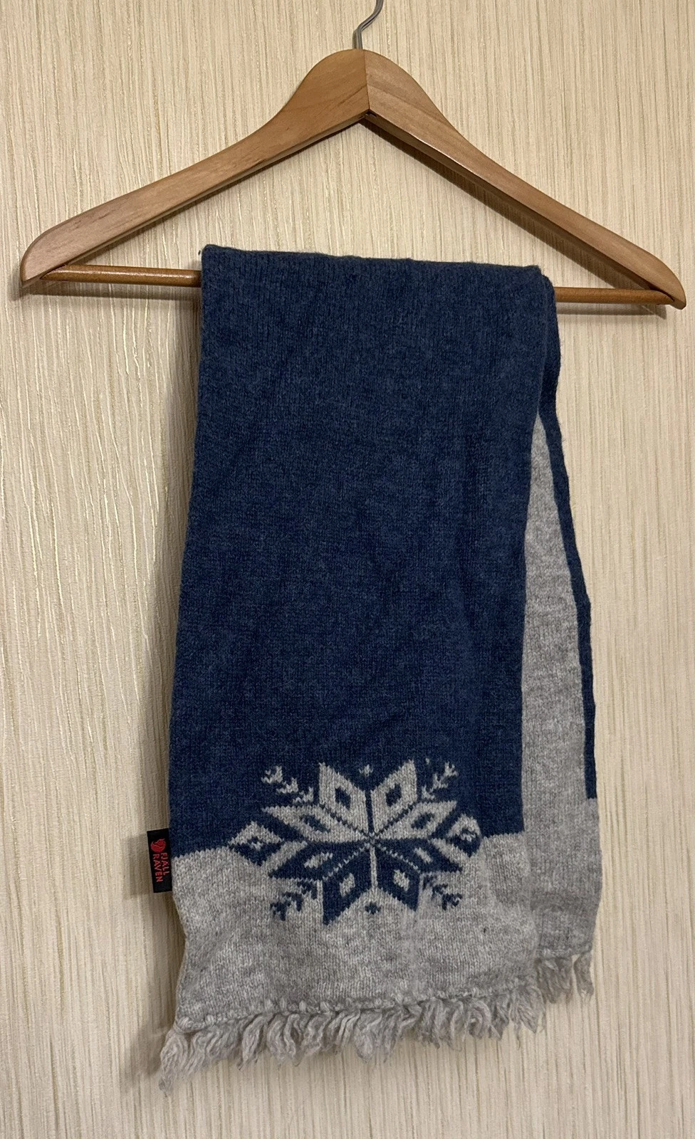 Fjallraven Scarf Wool Vintage Outdoor Hiking