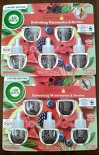 Lot Air Wick Plug in Scented Oil Refill, 10 ct, Fresh Watermelon Berries