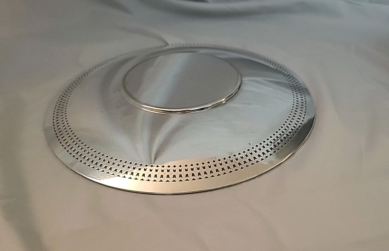 Vintage Sheffield Pierced SP Apollo Bowl Superior Pierced SP Dish Set 