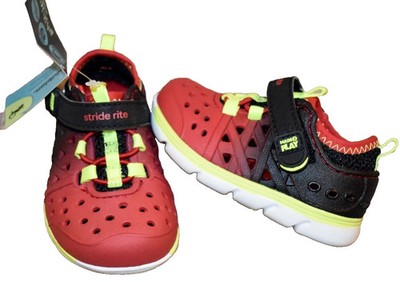 i2 NWT Stride Rite Size 4M Made 2 Play M2P Phibian Water Shoes Sandals (NO BOX)