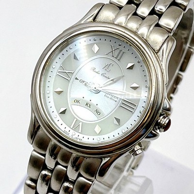 Citizen XC H330-T008658 Eco Drive Radio Watch Silver 3.2cm Japan Authentic