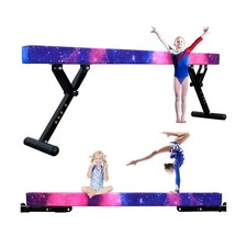 MARFULA Adjustable Balance Beam 8 ft Gymnastic Beam Adjustable Height for Kid...