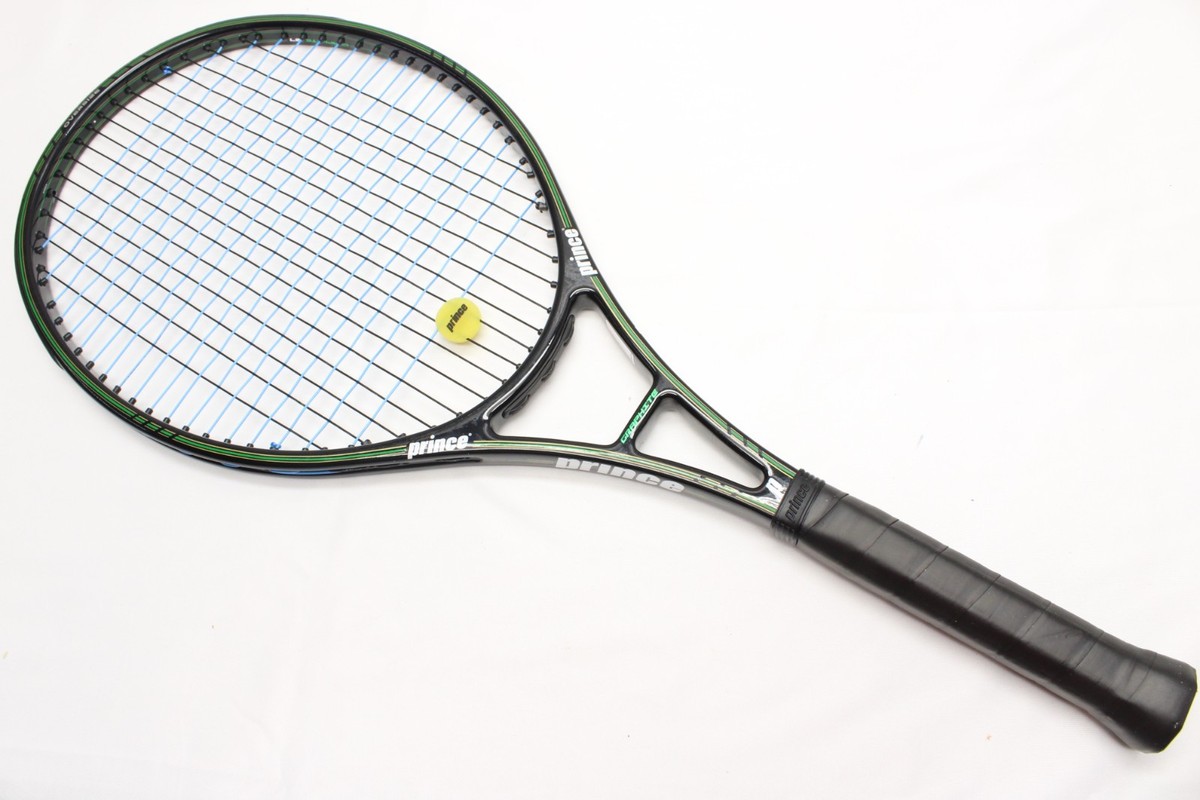 USED* PRINCE CLASSIC GRAPHITE OVERSIZE TENNIS RACQUET (4 3/8) FROM