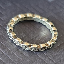 Gold Tone Metal Watch Bezel Ring Insert Repla...
