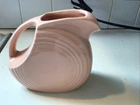 Vintage Fiesta “Disc Pitcher” by Homer Laughlin - 5.5” Tall - Apricot - C 1986