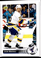 1992-93 Upper Deck Jason Marshall St. Louis Blues #68