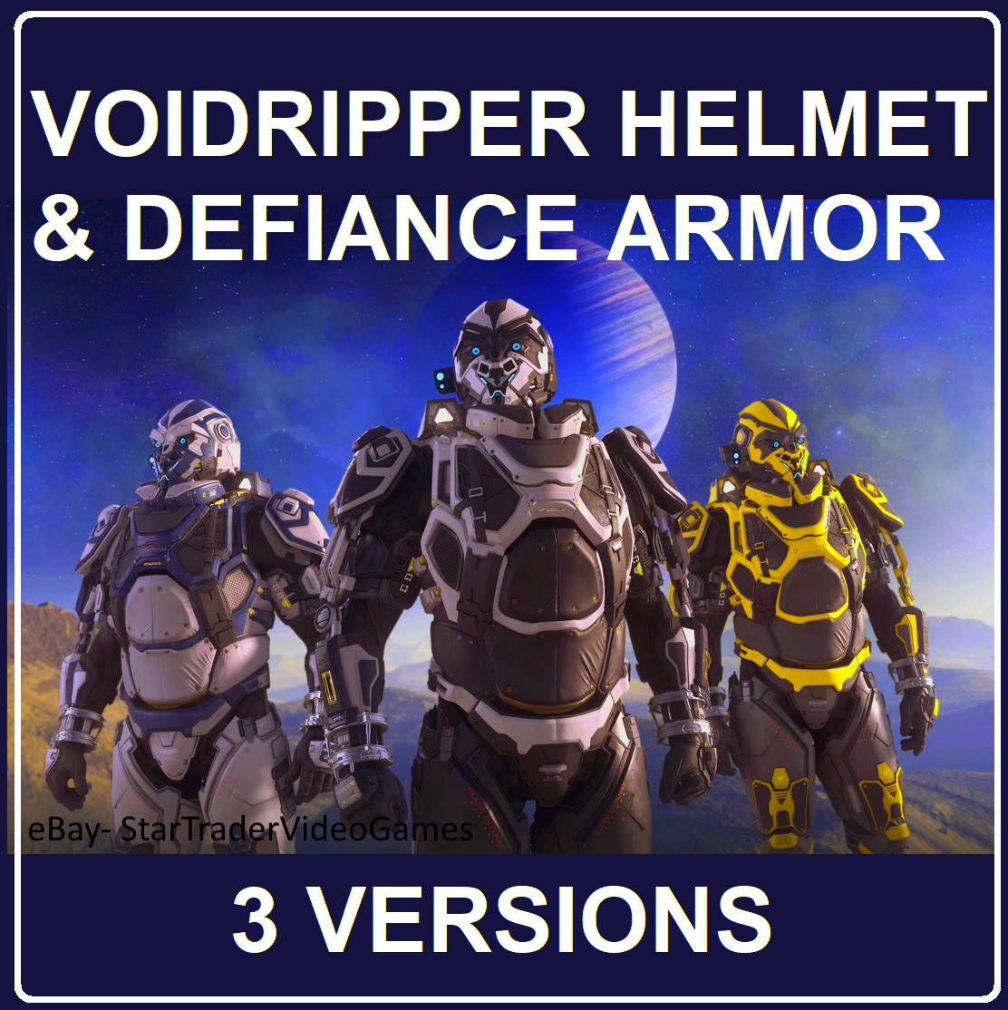 STAR CITIZEN - VOIDRIPPER HELMET & DEFIANCE ARMOR - 3 VERSIONS | eBay