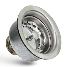 3-1/2 In. - 4 In. Kitchen Sink Stainless Steel Drain Assembly with Strainer Bask