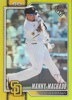 MANNY MACHADO 2026 Topps Series 2 Yellow Rainbow Foil 91/399 #614 Padres 🔥