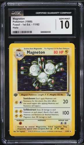 Magneton (1st Edition) graded CGC 10 for sale on eBay