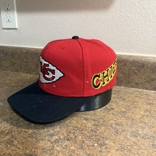 Vintage Kansas City Chiefs Side Script Sports Specialties Snapback Hat
