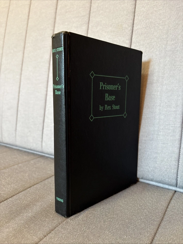 Prisoner's Base by Rex Stout 1952 Viking First Edition, Hardcover Foto 2 de 4