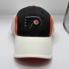 NWT Y2K NHL Reebok Philadelphia Flyers Men's Team Logo Flex Fit L/XL Cap Hat