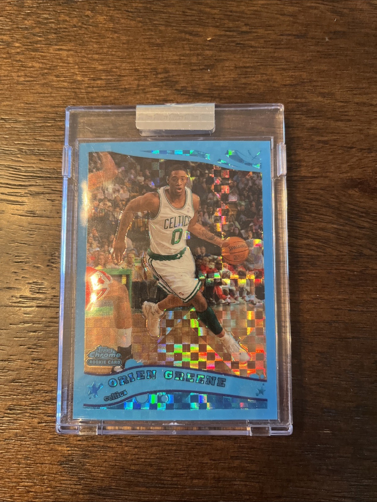 2005-06 Topps Chrome - Orien Greene #199 Blue X-Fractor /90 (RC) Boston Celtics