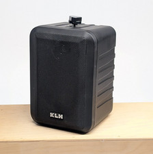KLH Model 980 Indoor Outdoor Speaker 8 Ohm 10  100W Black Tested