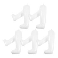 5 Pairs Reusable Inflatable Boot Shapers for Tall Boots Transparent PVC Holders