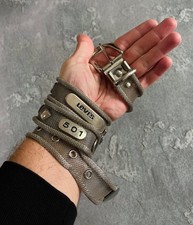 Vintage Levi s 501 Metal Mesh Belt Silver Y2k Archive RARE UNISEX