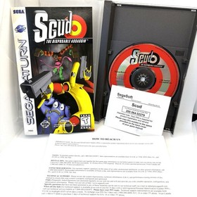 Sega Saturn Scud: The Disposable Assassin (Sega Saturn) Complete CIB + Reg Card