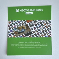 Microsoft Xbox Game Pass Ultimate 1 Month Card Includes EA Play Xbox PC Android