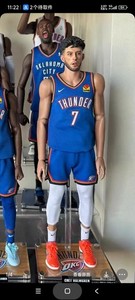 1/6 scale Chet Holmgren Male Model for 12'' Action Figure