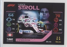 2020 Topps F1 Turbo Attax Speedster Lance Stroll #50 Rookie RC 0s5
