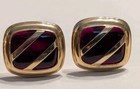 2 Pair Vintage VAN GUARD Cufflinks Silver And Gold Tone Very Nice  — photo 2